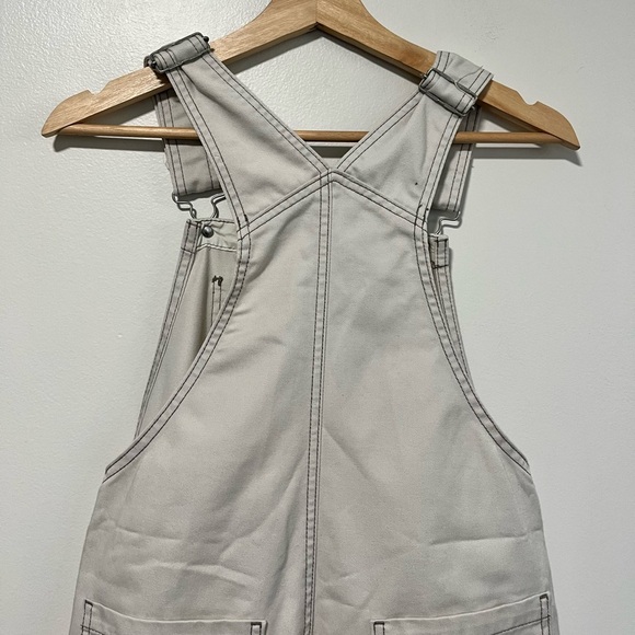 GU Off-White Wide-Leg Overalls XS - Picture 8 of 13